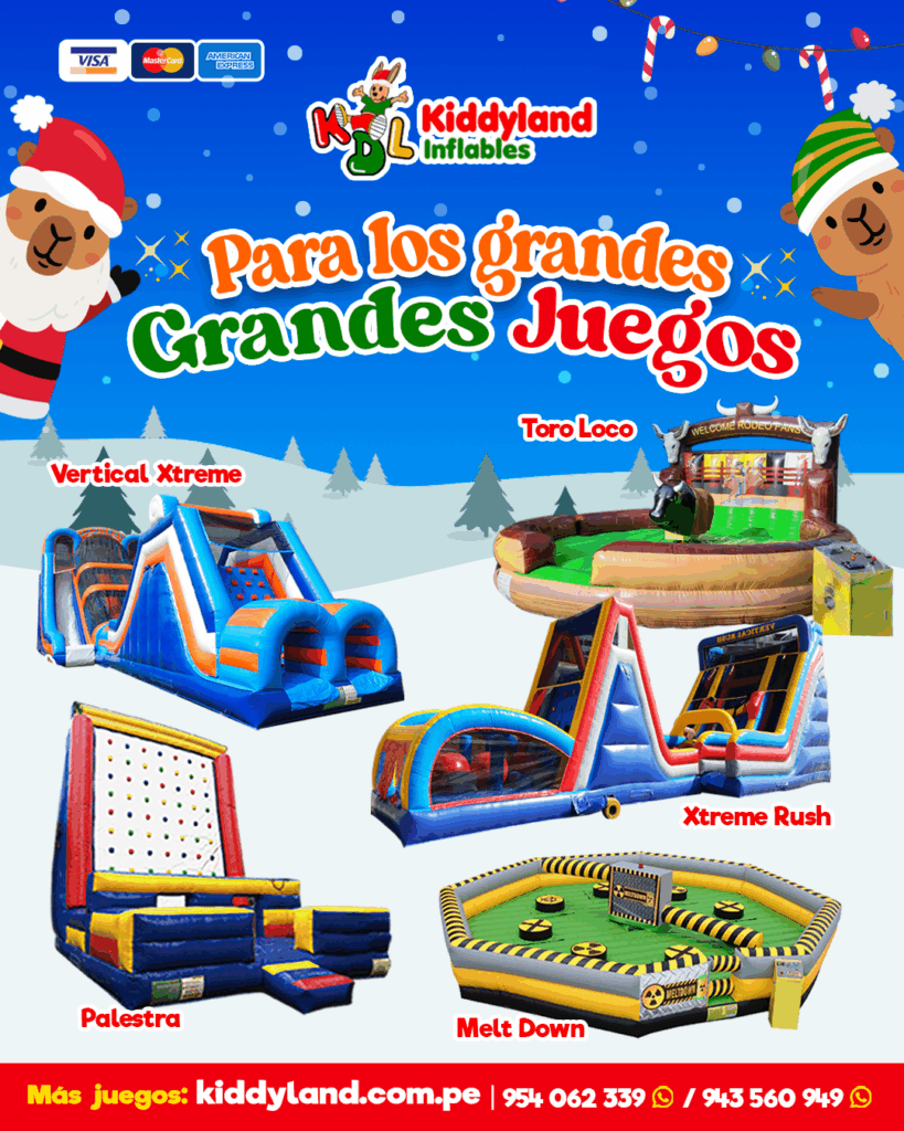 Alquiler Juegos Infantiles Navidad Lima
