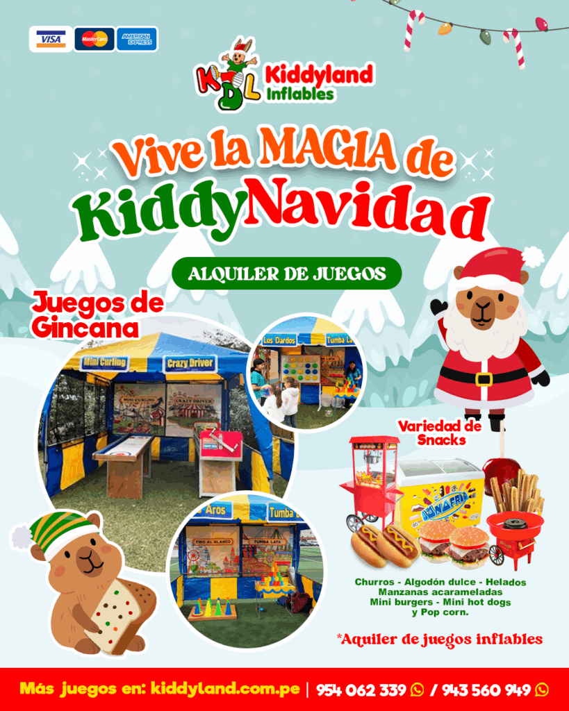 Alquiler Juegos Infantiles Navidad Lima