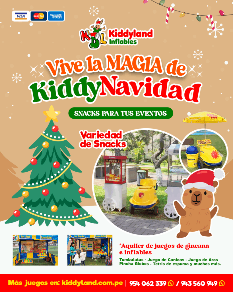 Alquiler Juegos Infantiles Navidad Lima